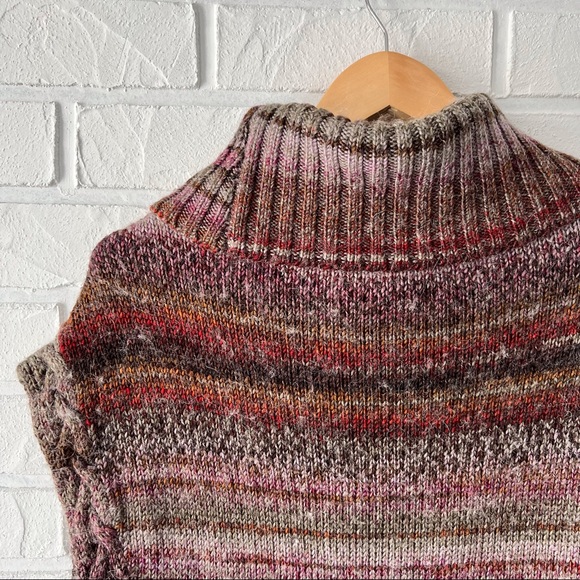 Royal Robbins multicolour knit funnel neck short sleeve tunic sweater XS - Picture 10 of 14